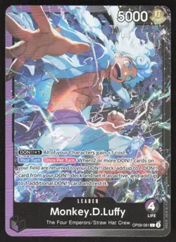 Starter Deck 26: PURPLE/BLACK Monkey.D.Luffy #OP09-061 Monkey.D.Luffy (OP09-061) - Image 1