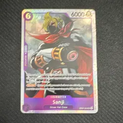 One Piece CCG Sanji Character Card OP07-064 Holo 6000 Power Cost 6 - Image 1
