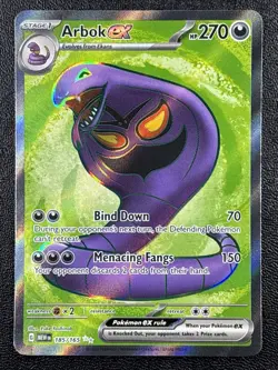 Arbok ex 185/165 Sv: Scarlet & Violet 151 Holo Pokemon TCG Card - Image 1