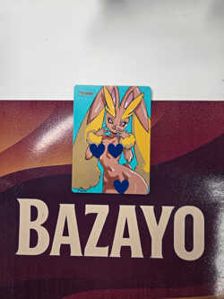MTG Swamp, Lopunny, Waifu, Alter Hand Painted by BAZAYO 18+ Custom Art Card - Image 2