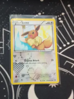 Pokemon Eevee Holo TCG Card RC14/RC25 Legendary Treasure Radiant Collection - Image 1