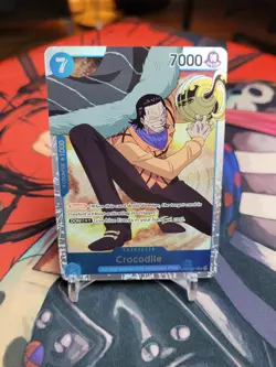 One Piece Card Game Crocodile OP01 067 SR Romance Dawn English - Image 1