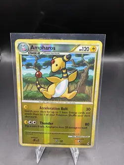 Pokemon TCG Ampharos 23/95 Call of Legends Reverse Holo Rare Card - Image 1