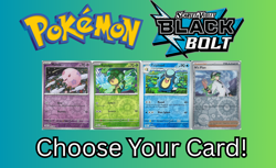 Pokemon Black Bolt BLK Reverse Holo - Choose Your Card - English Near Mint - Image 1
