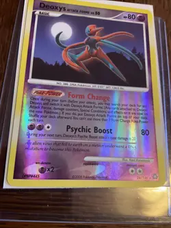 Deoxys Attack Forme | Pokemon Card Reverse Holo Rare Legends Awakened 24/146 NM - Image 4