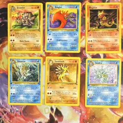 Pokemon Fossil 1st Edition common and uncommon lot cards 31-62 - Image 4