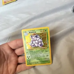 Pokemon Nidoking Base Set Holo Rare 11/102 90 HP Card Pokemon TCG - Image 1