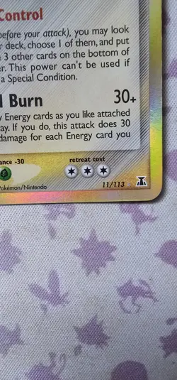 Metagross 11/113 EX Delta Species Reverse Holo Rare Stamped Pokemon Card 2005 - Image 4
