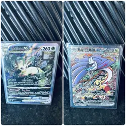 Pokemon Raging Bolt EX #166 and Leafeon VStar #GG35 (2 Cards) - Image 1