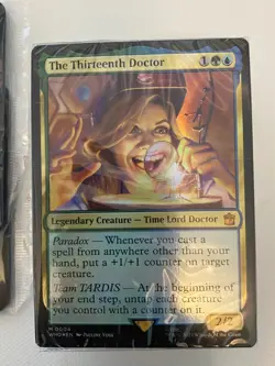 2 x MTG Doctor Who *Blast From The Past Paradox Power * Commander Sealed Dr Who - Image 3