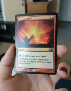 MTG: Pyretic Ritual FOIL #153, NM The List Reprints Red Instant Chase Card!! - Image 1
