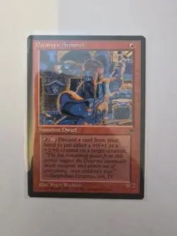 Magic The Gathering, Dwarven Armorer, Fallen Empires, Regular - Image 1