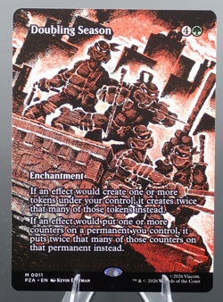 Doubling Season Borderless Non Foil Teenage Mutant Ninja Turtles #0011 NM - Image 1