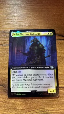 Judge Magister Gabranth (Extended Art) FOIL - FINAL FANTASY (FIN) (495) - Image 1