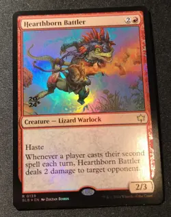 Hearthborn Battler - Foil - Prerelease Promo - BLB - MTG - EN - NM - 0139 - Image 1