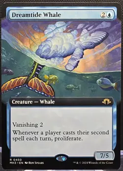 Dreamtide Whale #450 Modern Horizon 3 Extended Art Regular Rare - Image 1