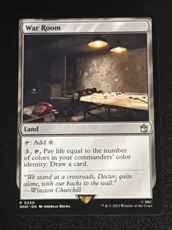 MTG Universes Beyond: Doctor Who War Room 0330 NM Rare - Image 1