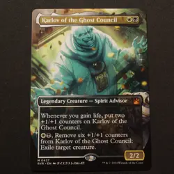 Karlov of the Ghost Council Anime Borderless 437 MTG Ravnica Remastered RVR NM - Image 1