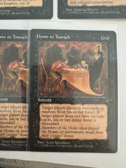 Hymn to Tourach - Magic The Gathering: Fallen Empires - Black 4 Card Lot - Image 4