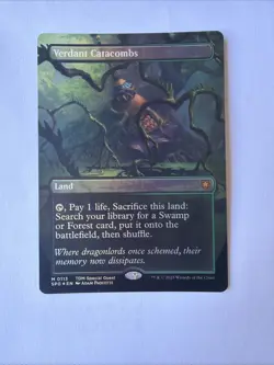 Verdant Catacombs Special Guests Borderless Foil Card MTG - Image 1