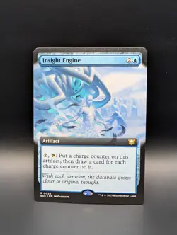 MTG - Insight Engine - EXTENDED ART - Artifact - EOC #26 - Rare - Image 1