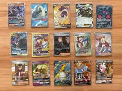 15x Pokemon Holo Lot - FULL ART Trainers GX EX V SIR - LP/NM - Image 1