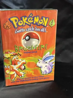 Pokemon Base Set Brushfire SHADOWLESS POSSIBILITY Theme Deck Factory Sealed - Image 5