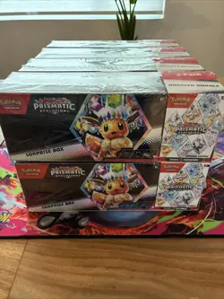Pokemon Prismatic Evolutions Scarlet and Violet Surprise Box and Booster Bundle - Image 2