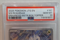 Pokemon- N's Reshiram- Holo IR- JTG Enhanced Booster #167- PSA 10 - Image 2