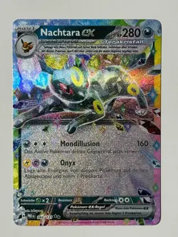 Pokemon Nachtara ex PRE 060/131 DEUTSCH HOLO Karte Prismatische Entwicklungen - Image 1