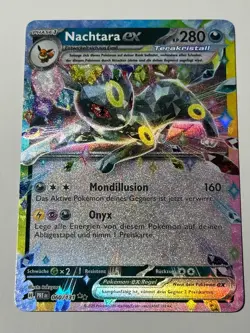 Pokemon Nachtara ex PRE 060/131 DEUTSCH HOLO Karte Prismatische Entwicklungen - Image 2