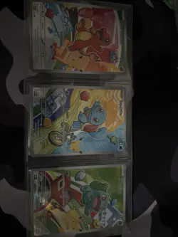 Pokemon First Partner Illustration MEP Collection Bulbasaur Charmander Squirtle - Image 1