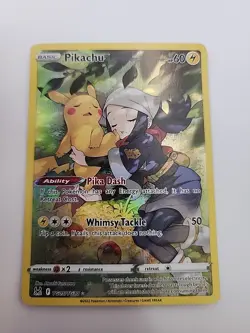 Pikachu Lost Origin TG05/TG30 Swsh11: Trainer Gallery Full Art Holo Rare Pokemon - Image 1