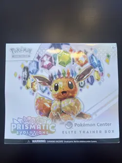 Prismatic Evolutions Pokemon Center ETB - Sealed w/ Protective Case - Image 1