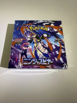 Pokemon M4 Mega Ninja Spinner Booster Box Japanese Sealed Small Tear - Image 2