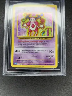 Mr. Mime Pokemon 2023 Blastoise & Suicune EX Deck 013/034 Holo BGS 9 Mint - Image 2