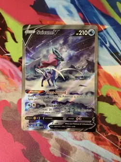 Pokemon TCG Suicune v GG38/GG70 Alternative Art Crown Zenith - Image 1