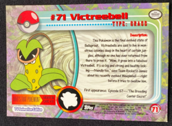 Pokemon Topps #71 Victreebel Blue Logo UK Non Holo LP - Image 2