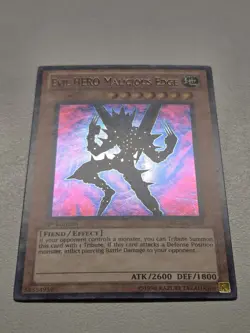 Evil Hero Malicious Edge LCGX-EN029 Secret Rare Yugioh 1st Edition Mint - Image 4