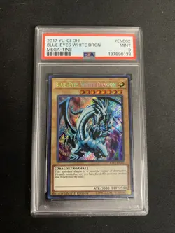 Blue-Eyes White Dragon *PSA MINT 9* CT14-EN002 * - Image 1