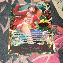 ST13-003 Monkey D. Luffy Leader Foil 2nd Anniversary Winner - Image 1