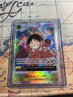One Piece Monkey.D.Luffy Character Card OP07-109 500 Years SR Foil 6000 Power - Image 1