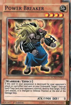 Power Breaker LC5D EN063 - YuGiOh Card - Rare - 1ST EDITION - Image 1