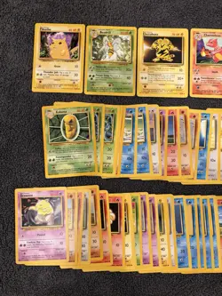 1999 Pokemon Base Set Lot - 100 Cards - Vintage - Pikachu + 2 Rares - NM/LP [#3] - Image 1