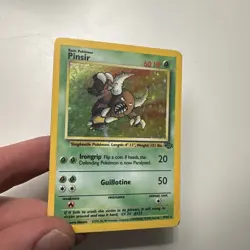 PoKeMoN POKEMON CARD Pinsir JUNGLE SET RARE HOLO 9/64 - Image 1
