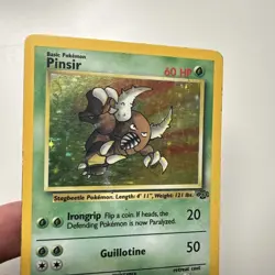PoKeMoN POKEMON CARD Pinsir JUNGLE SET RARE HOLO 9/64 - Image 2