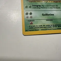 PoKeMoN POKEMON CARD Pinsir JUNGLE SET RARE HOLO 9/64 - Image 3