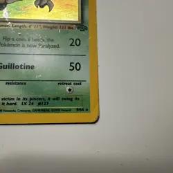 PoKeMoN POKEMON CARD Pinsir JUNGLE SET RARE HOLO 9/64 - Image 4