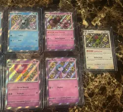 Pokemon TCG Lot Of 6 Baby Shiny Paldean Fates Cards - Image 1