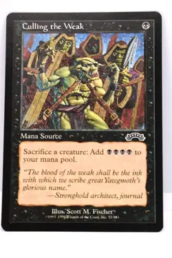 MTG, CULLING THE WEAK, EXODUS, NM, NEVER BEEN PLAYED - Image 1